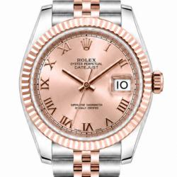Rolex Datejust 36MM Sundust Roman Dial 116231 Two-Tone Watch